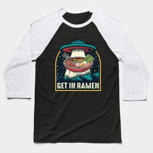 Ramen Abduction Baseball T-Shirt